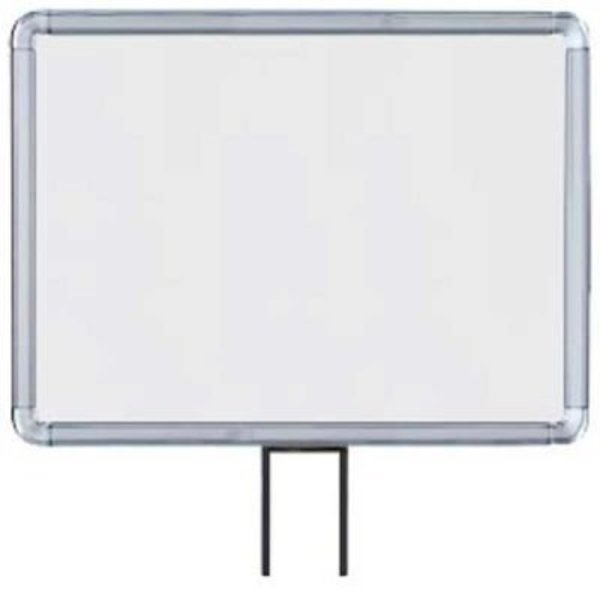 Lavi Industries , Horizontal Fixed Sign Frame, , 11" x 14", Unslotted, Chrome 50-1131F7H/CL